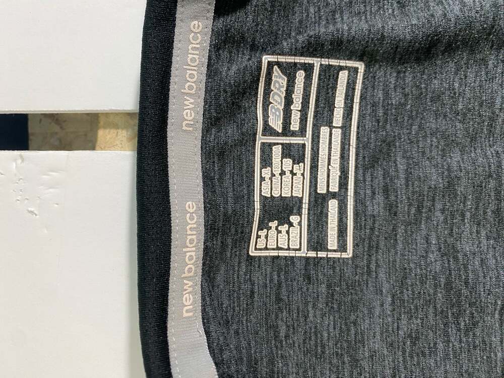 New Balance NB Dry Quarter-Zip Long Sleeve Running Shirt Heathered Grey Size L - Picture 8 of 9